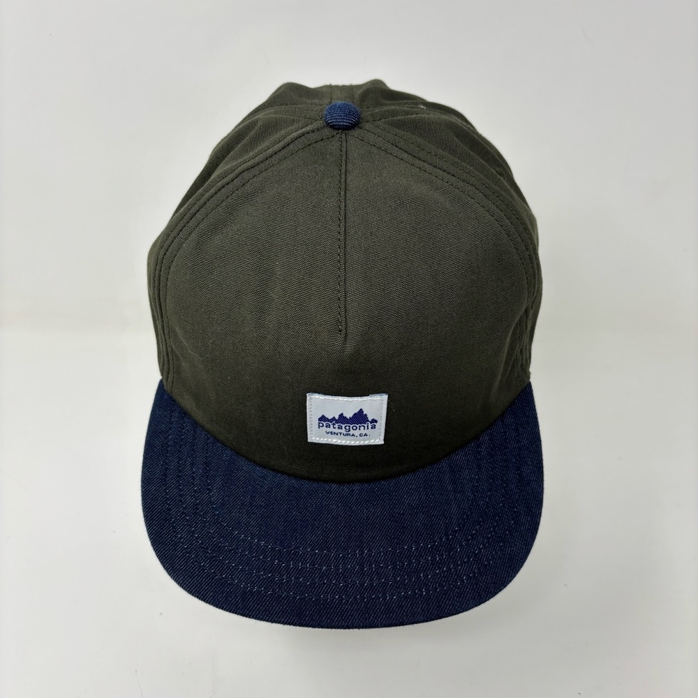 NWT PATAGONIA RANGE CAP GREEN BLUE SNAPBACK OSFA - Picture 3 of 13